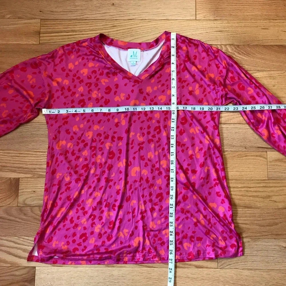NWOT Pink Leopard Top - Picture 4 of 10